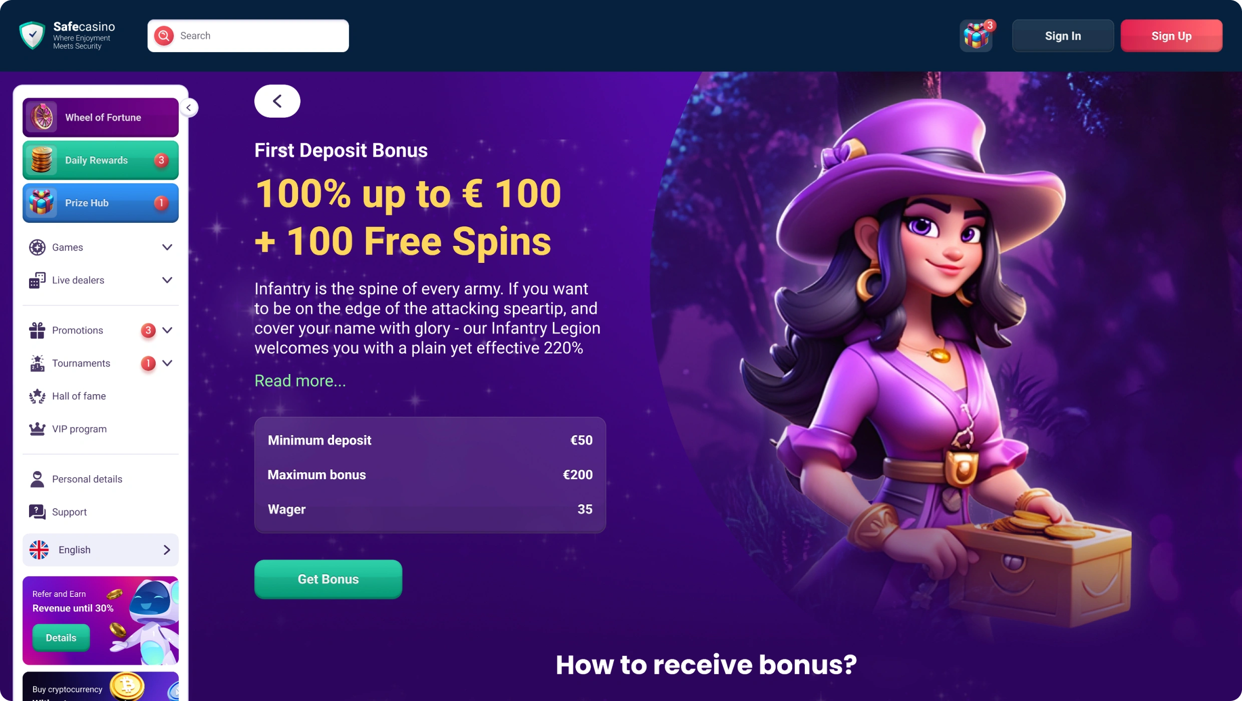 Safe Casino Bonustilbud Safe Casino Bonustilbud